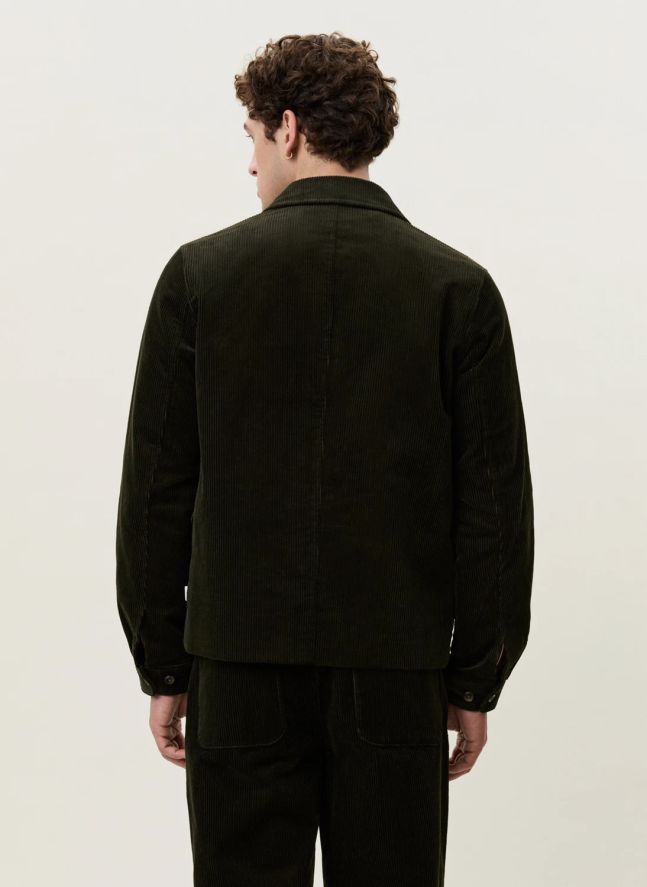 Veste Corduroy Coach | Vert foncé