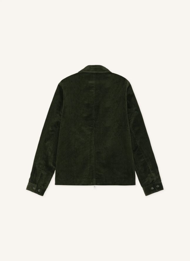 Veste Corduroy Coach | Vert foncé
