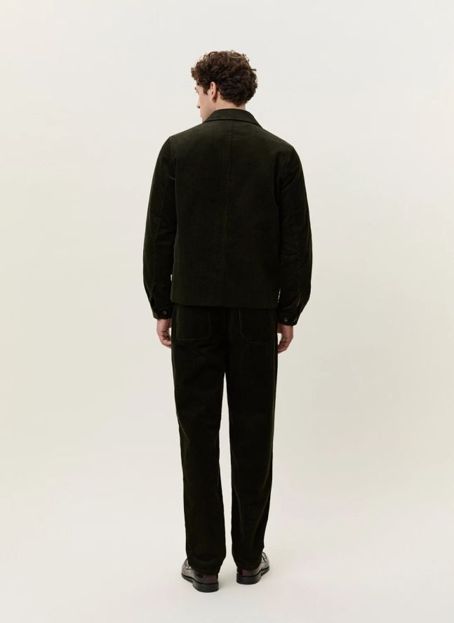 Veste Corduroy Coach | Vert foncé
