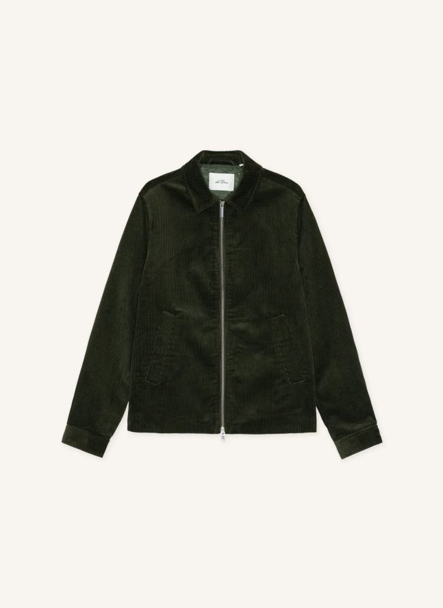 Veste Corduroy Coach | Vert foncé