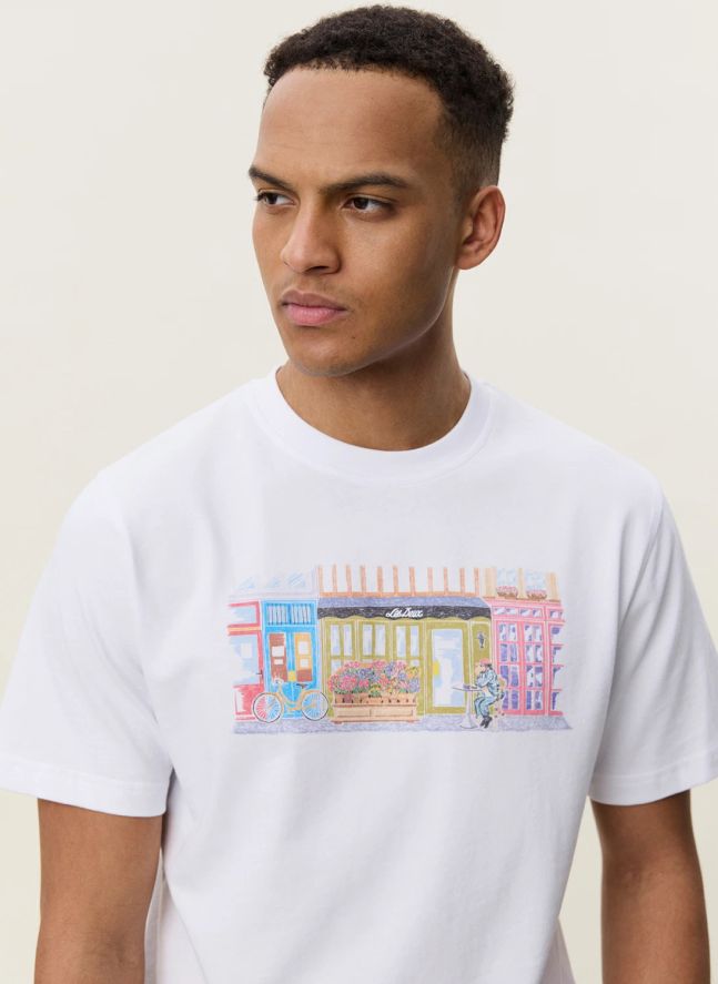 T-shirt Market Coton | Blanc