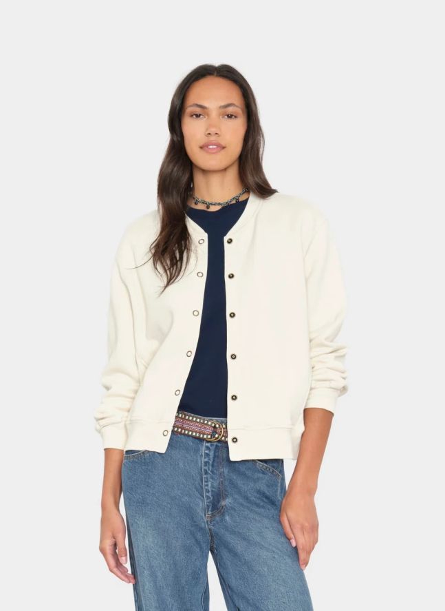 Cardigan Lanna Coton | Ecru
