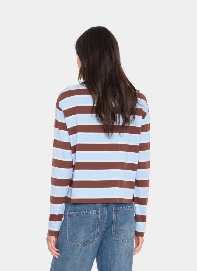 T-shirt Terrance Coton | Bleu