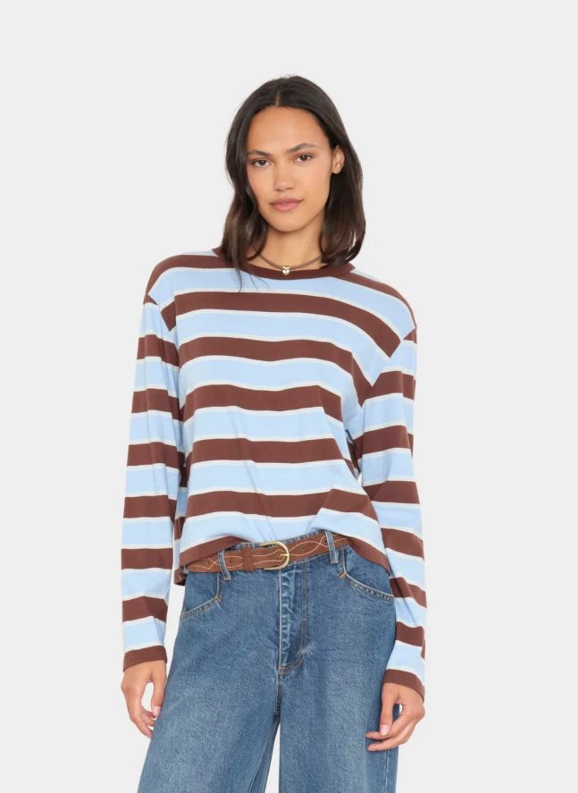 T-shirt Terrance Coton | Bleu