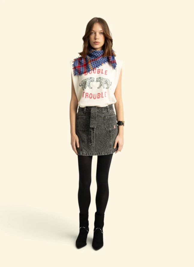 T-Shirt Alicia Lin et Coton | Ecru