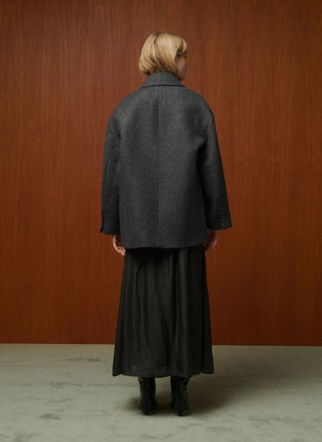 Jupe Claude Soie | Acier