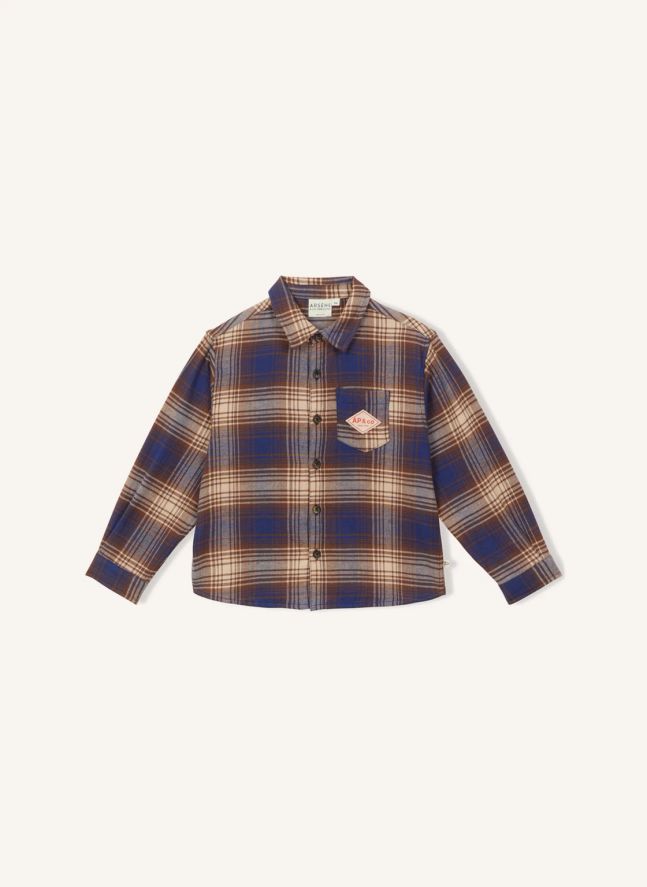 Chemise Carreaux | Bleu marine