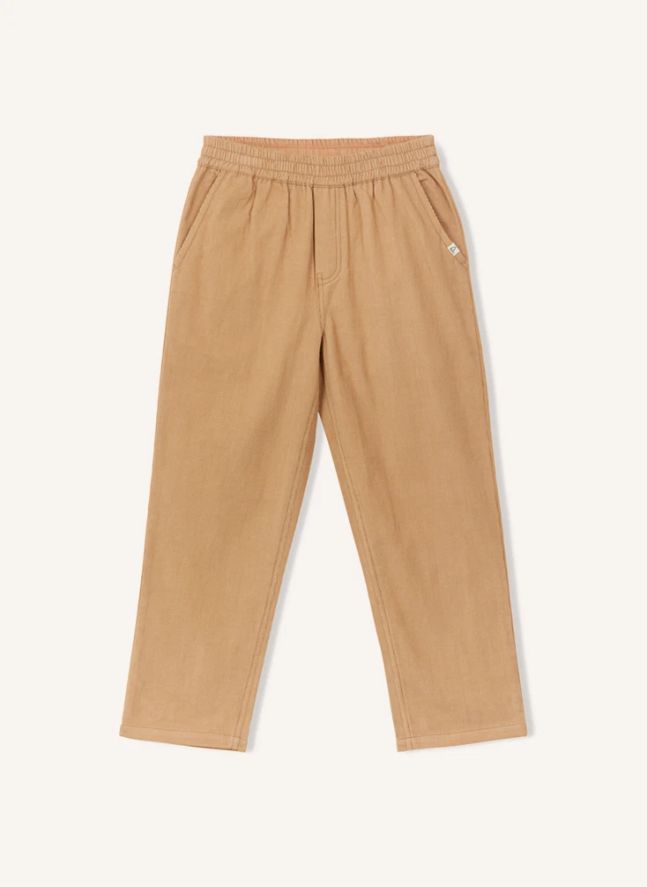 Pantalon Velours Côtelé Fin Coton Bio | Camel