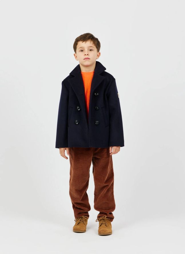 Pantalon Velours Côtelé Coton Bio | Marron