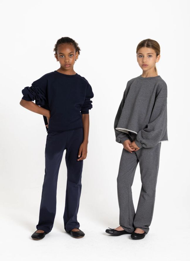 Sweat Kensington Coton Bio | Gris chiné