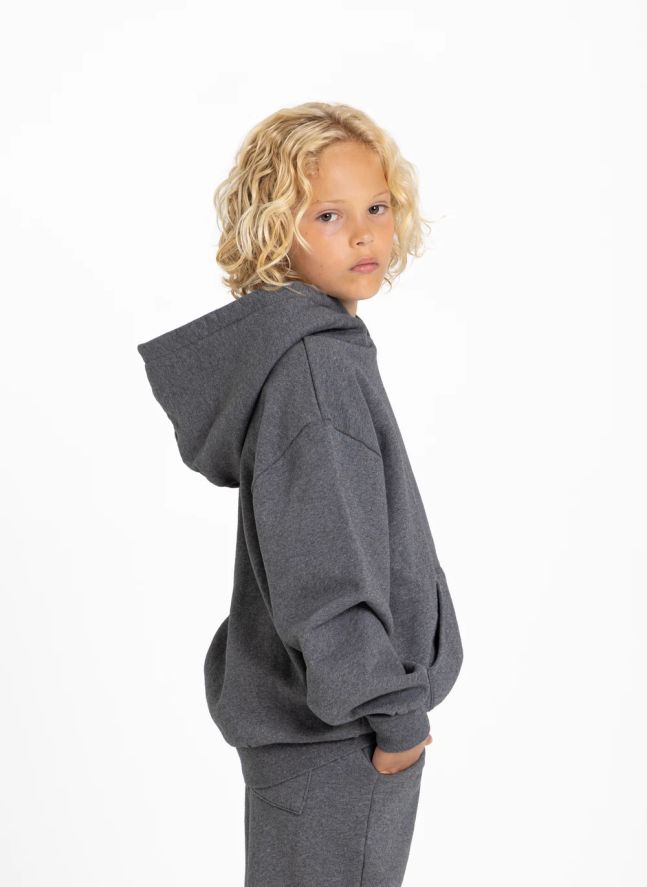 Sweat Kingswood Coton Bio | Gris chiné
