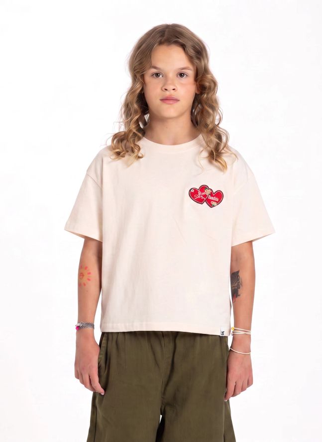 T-shirt Luna Bandida Heart | Crème
