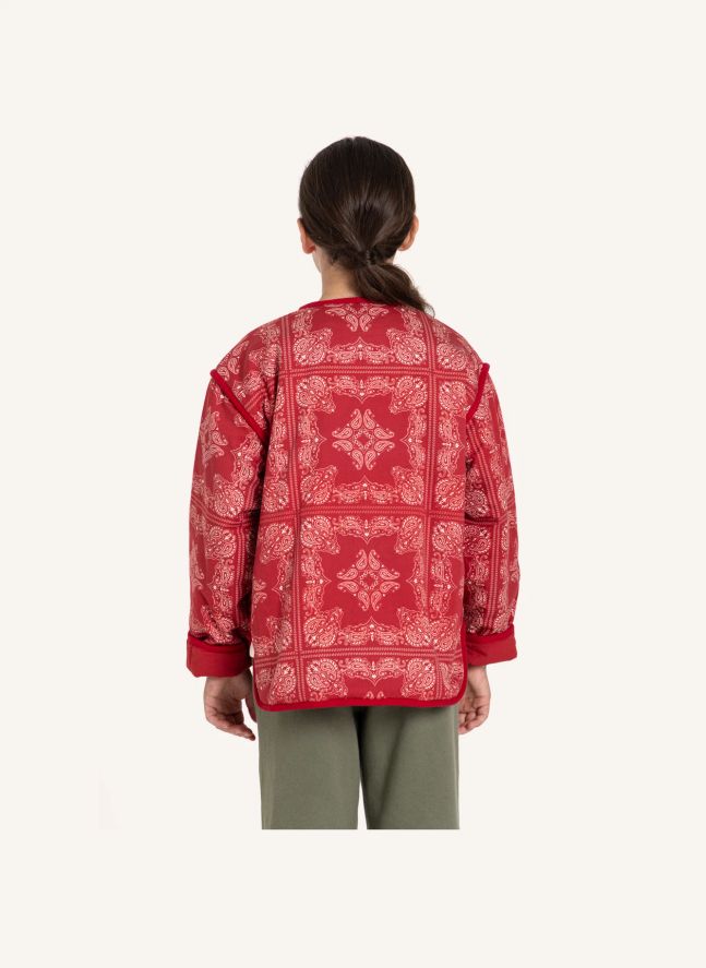Veste Malya Bandana | Rouge foncé