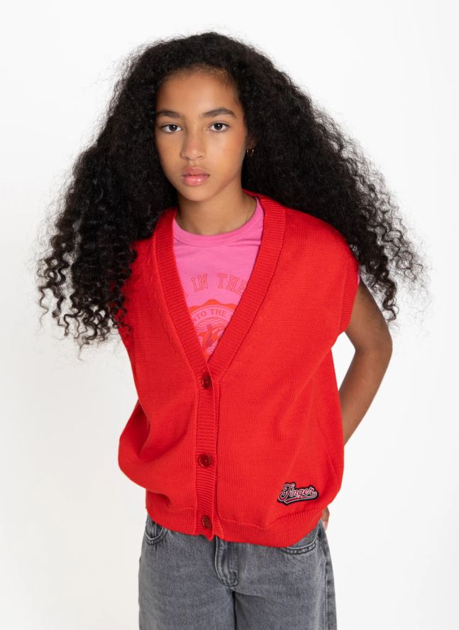T-shirt Enid | Rouge framboise
