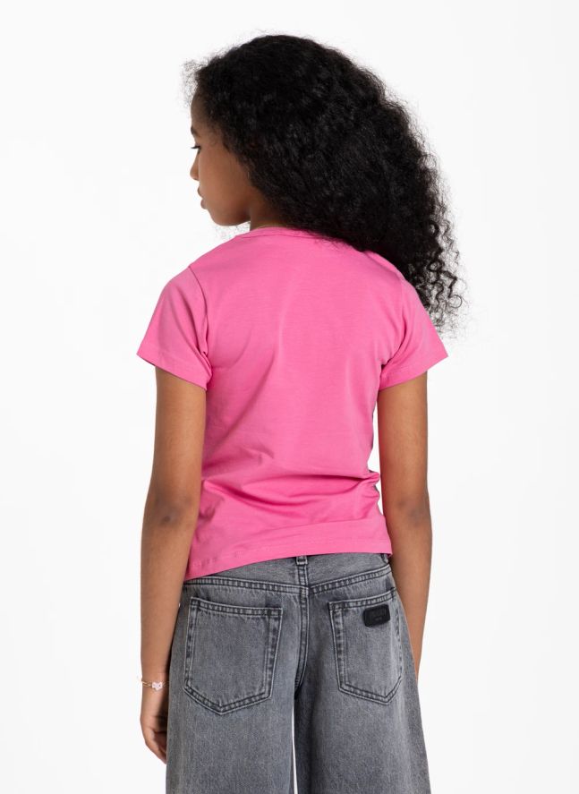 T-shirt Enid | Rouge framboise