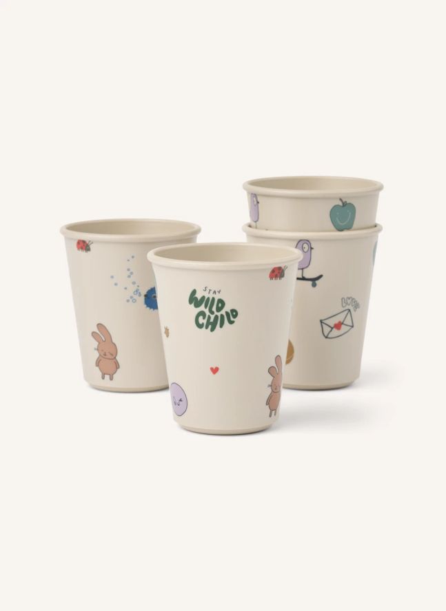 Gobelets Lana - Set de 4 | Tamtam/Sandy
