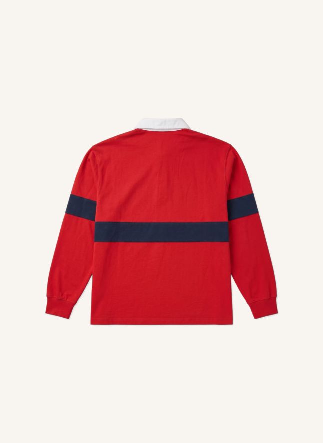 Polo Fausto Coton Bio | Rouge foncé