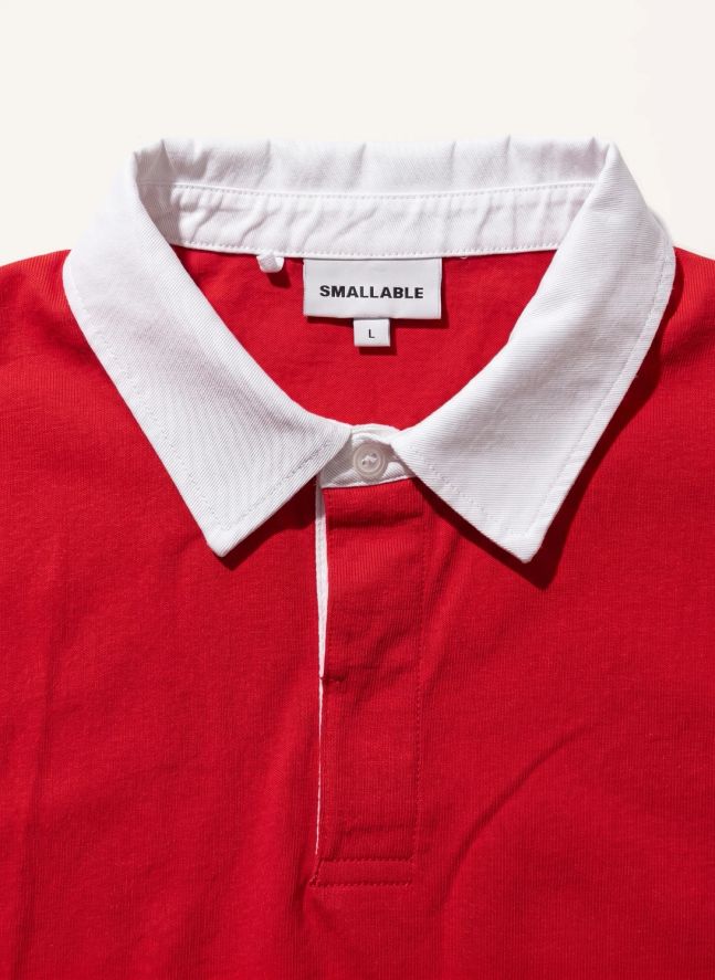 Polo Fausto Coton Bio | Rouge foncé