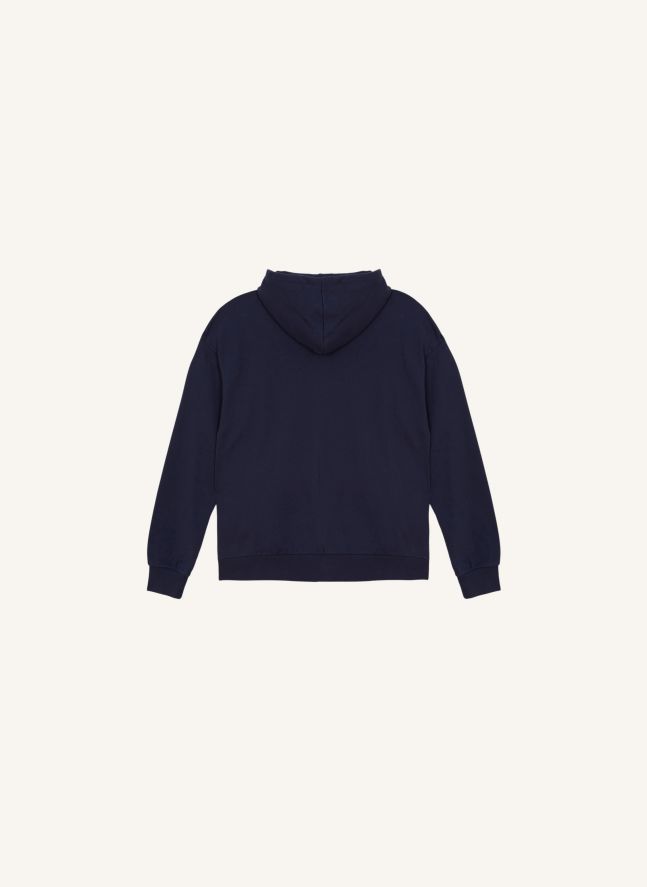Sweat Capuche Mambo | Bleu noir