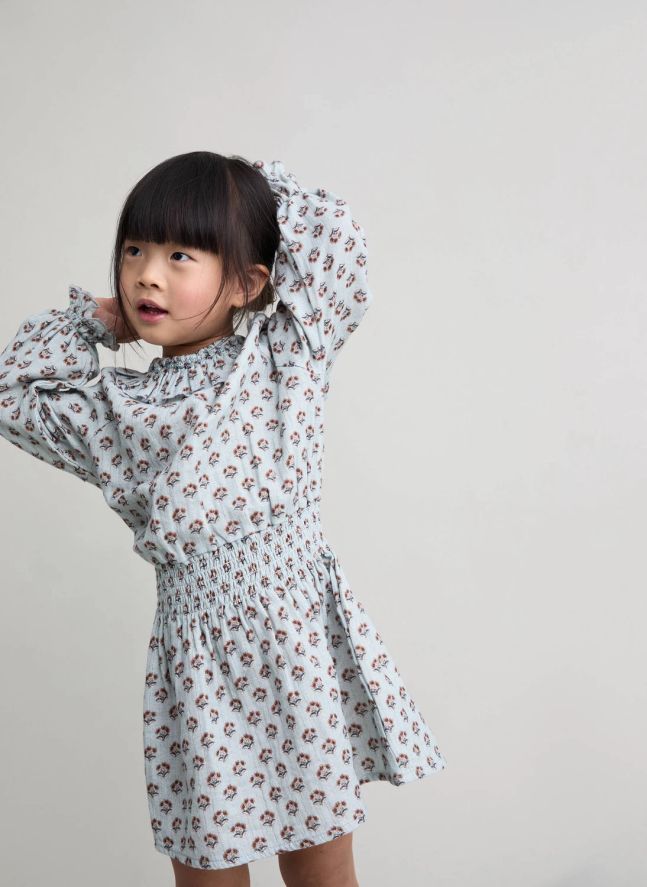 Robe Volants Chic Fleurie | Eucalyptus