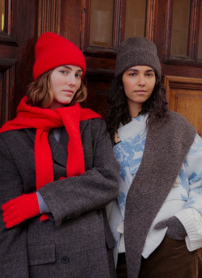 Alpaca Wool Hat | Red