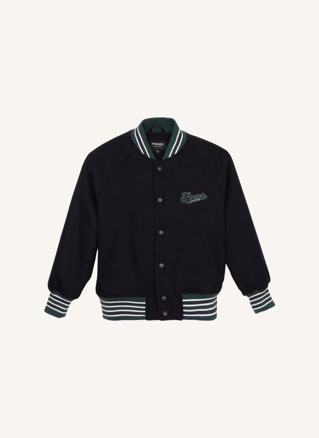 Chaqueta Corey de lana | Azul negro
