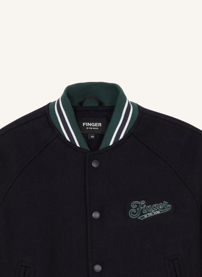 Chaqueta Corey de lana | Azul negro