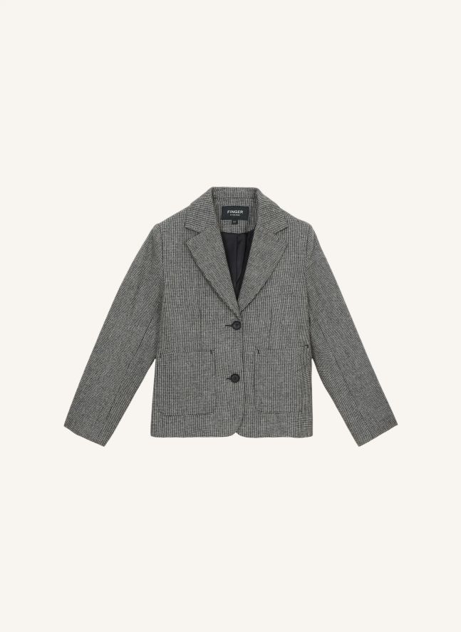 Veste Welly Pied-de-Poule | Noir