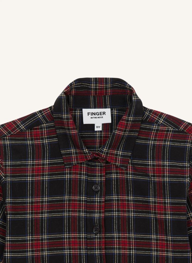 Chemise Aliki Carreaux | Bordeaux