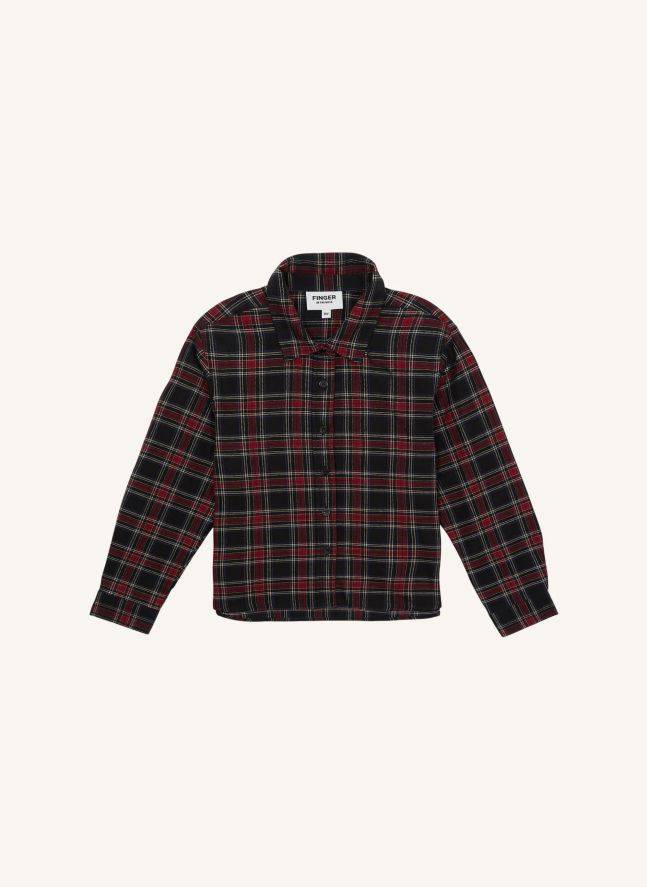 Chemise Aliki Carreaux | Bordeaux