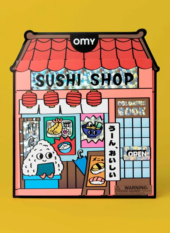 Carnet de coloriage Boutique - Sushi Shop