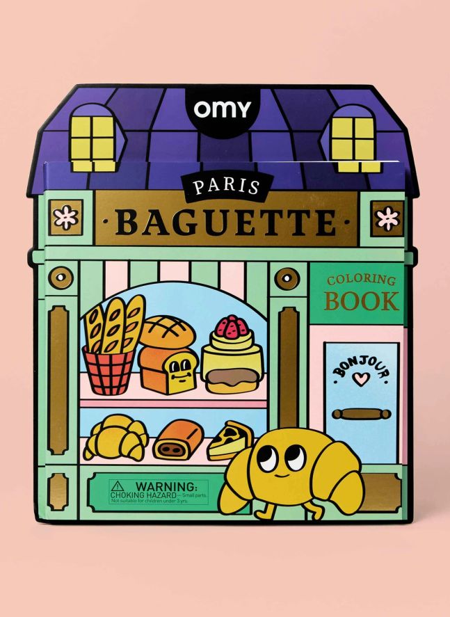 Carnet de coloriage Boutique - French Baguette