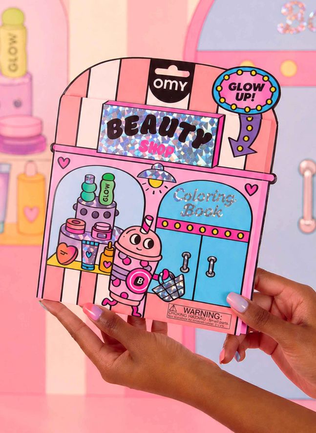 Carnet de coloriage Boutique - Beauty Shop