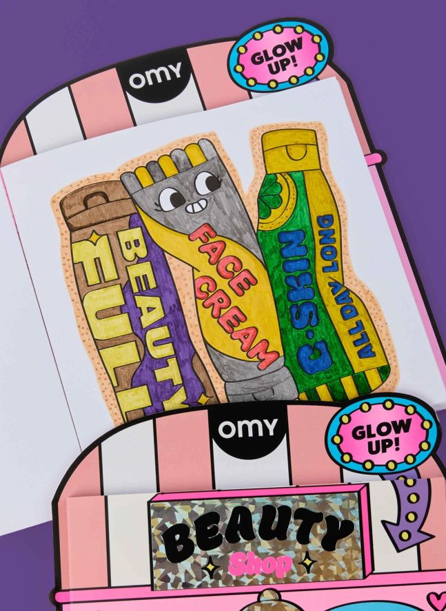 Carnet de coloriage Boutique - Beauty Shop