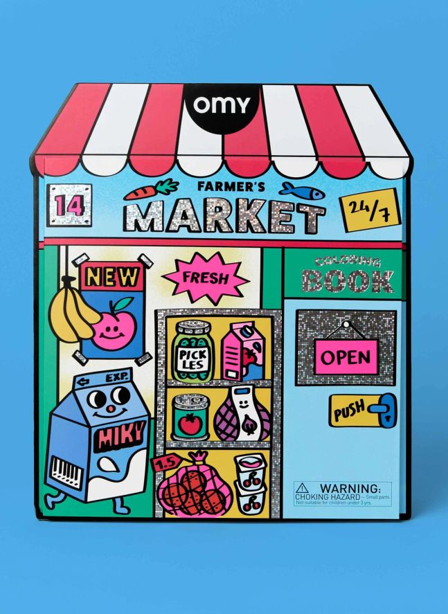 Carnet de coloriage Boutique - Farmer's Market