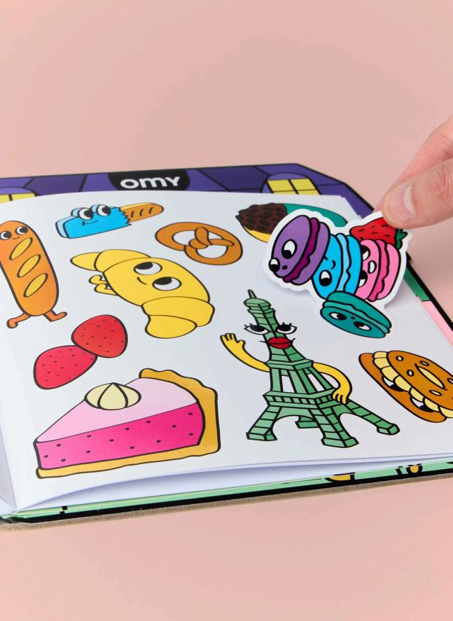 Carnet de coloriage Boutique - French Baguette