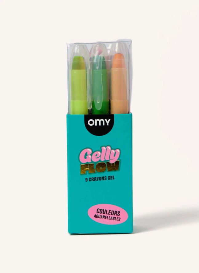 Crayons Gel - Boîte de 9