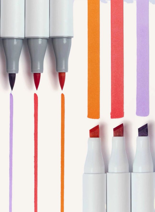 Alcohol Felt Pens - Box of 9