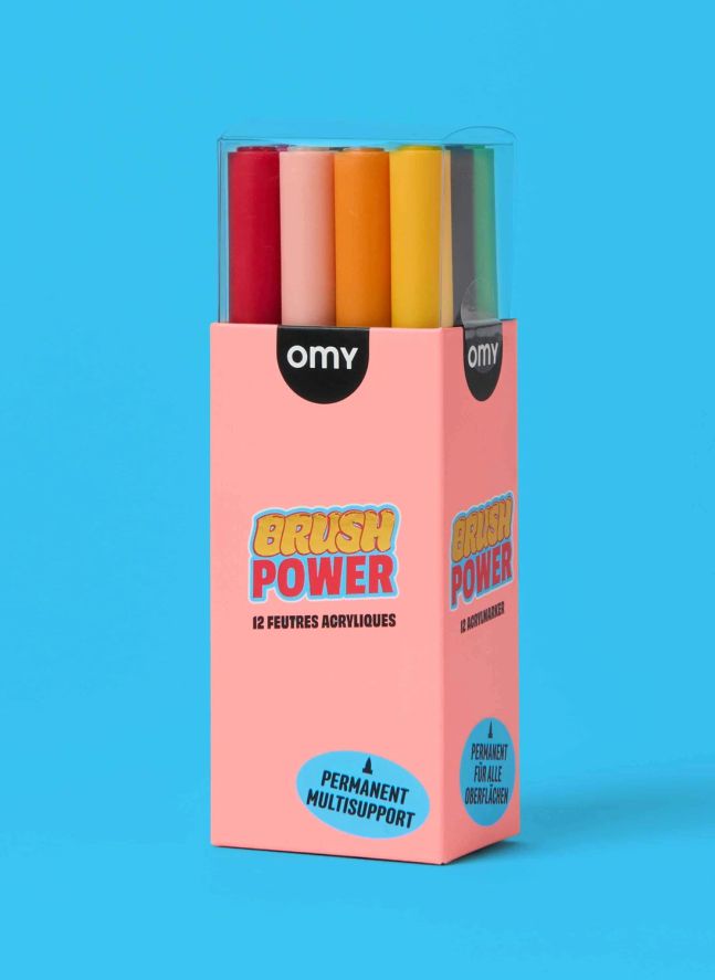 Acrylic Felt Pens - Box of 12