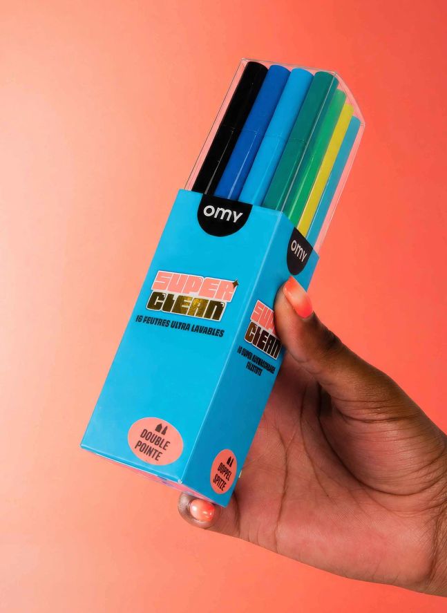Ultra-Washable Felt Pens - Box of 16