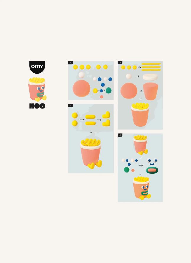 Kit Pâte à Modeler Durcissante - Noo