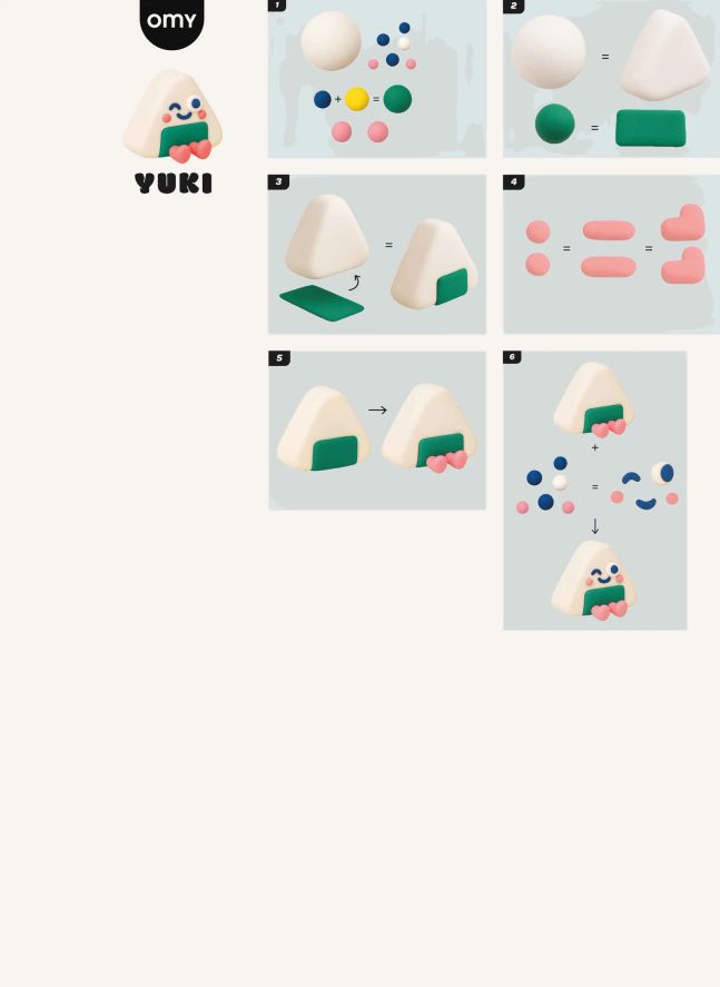 Kit Pâte à Modeler Durcissante - Yuki