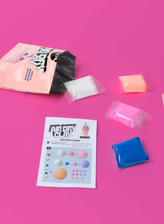 Kit Pâte à Modeler Durcissante - Bubble