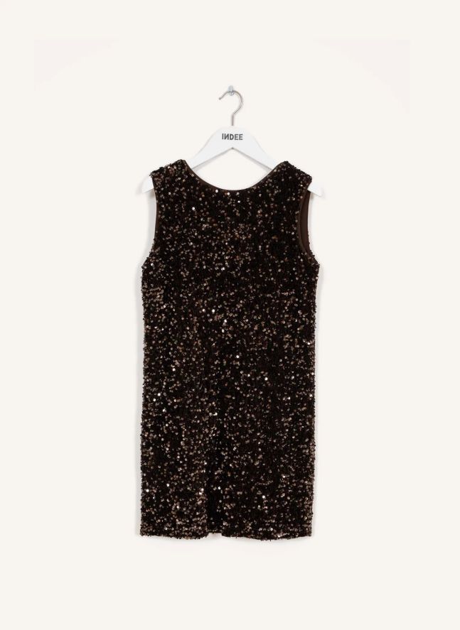 Robe Windhoek Pailletée | Marron