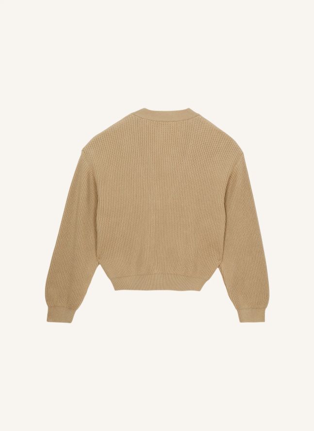 Cardigan Angel Coton Bio | Beige