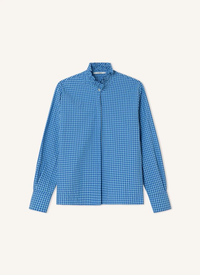 Blouse Vichy Pepsi | Bleu