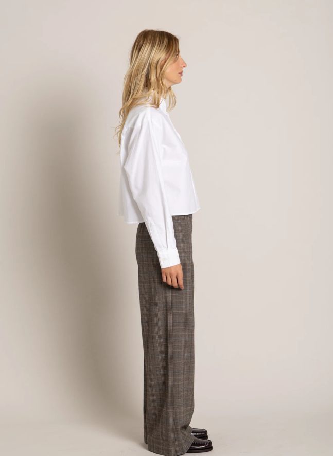 Jogger Quinn Prince-de-Galles Laine | Marron