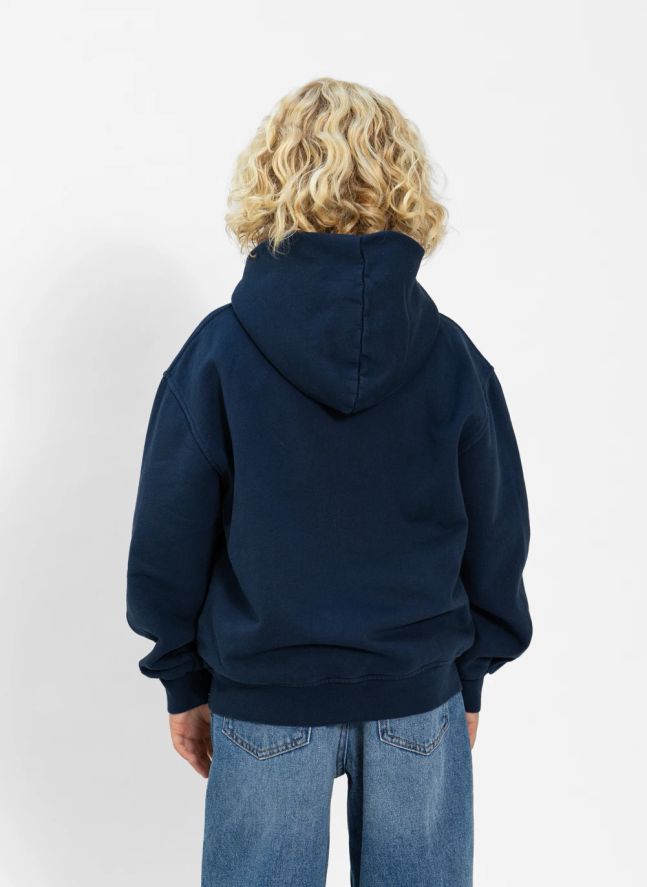 Sweat Harlan Coton Bio | Bleu marine