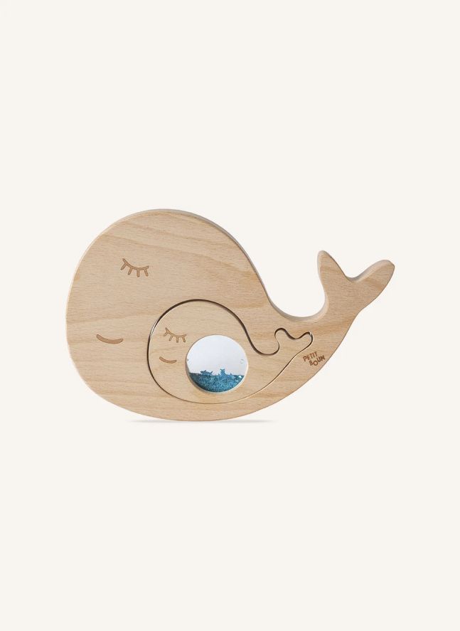 Sensory Puzzle: Whale and Her Baby | Blue