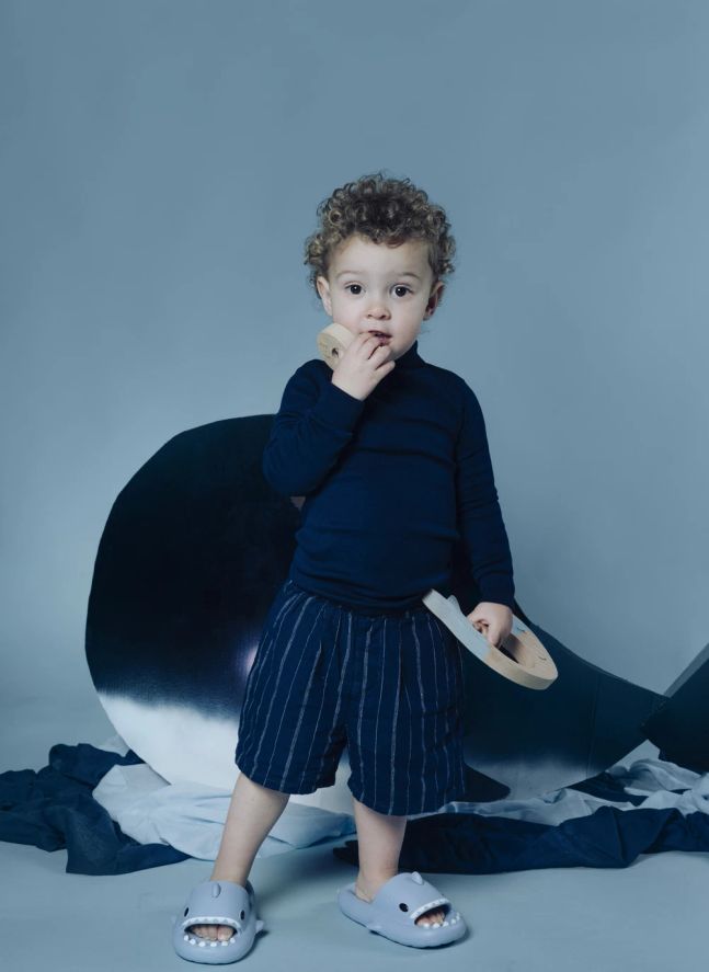 Puzzle sensoriel Baleine et son Bébé | Bleu